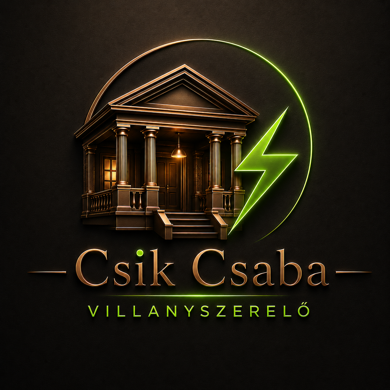 Csik Csaba Villanyszerelő logó